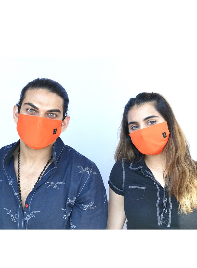 Reusable Face Mask Vibrant Orange Large - v1601020180/N40713781A_3