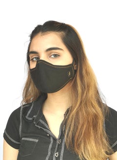 Sana'a Kayum Reusable Face Mask Black Small  - Image 3
