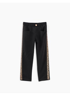 IKKS Side Stripe Trousers Black  - Image 1