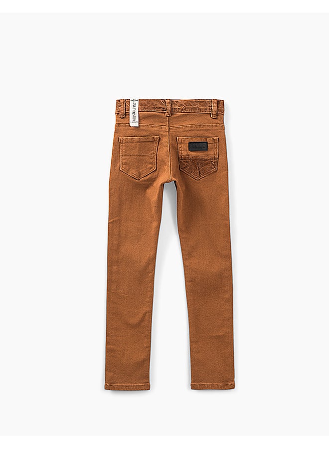 IKKS Plain Jeans Brown - Image 2