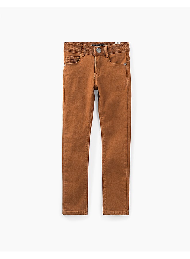 IKKS Plain Jeans Brown - Image 1