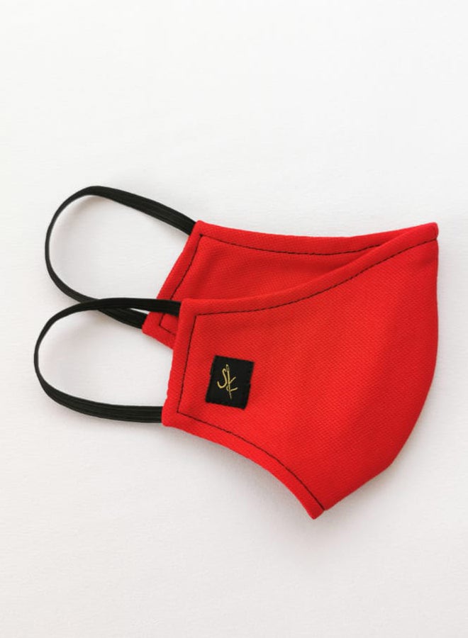 Sana'a Kayum Reusable Face Mask Warm Red Medium  - Image 2