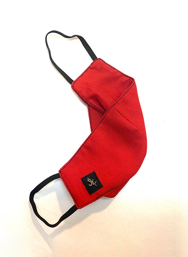 Sana'a Kayum Reusable Face Mask Warm Red Large - Image 2