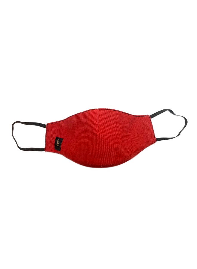 Sana'a Kayum Reusable Face Mask Warm Red Large - Image 1
