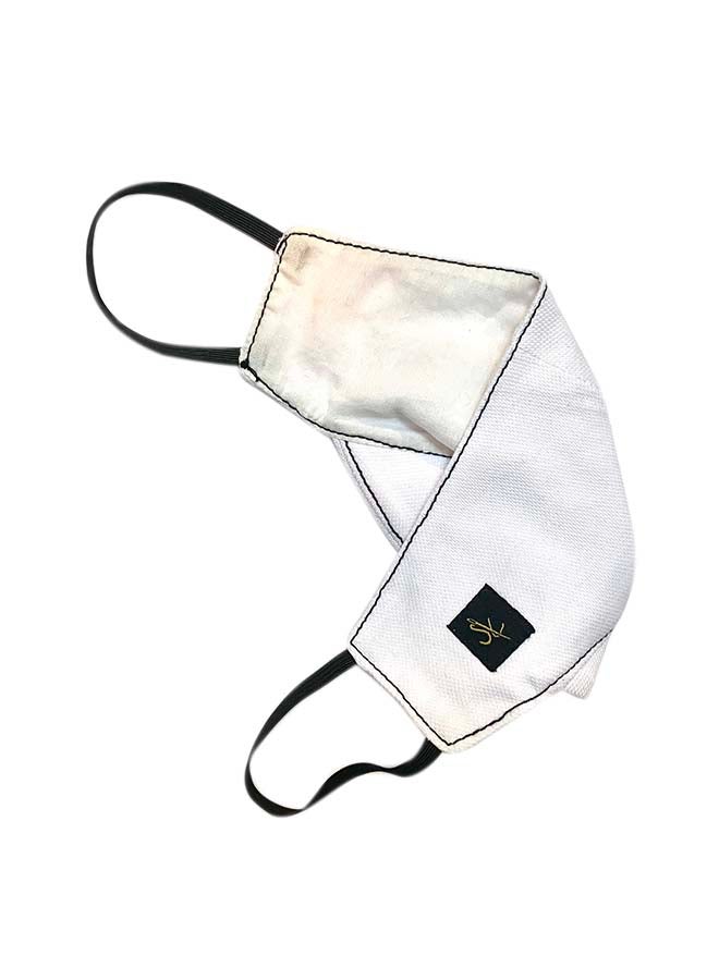 Sana'a Kayum - Reusable Face Mask White Large - Image 1