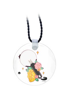 Light Stick Printed Pendant Necklace