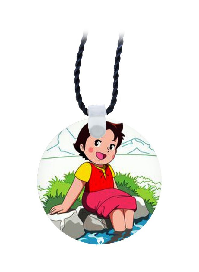 BP - Heidi Girl Of The Alps Printed Pendant Necklace - Image 1