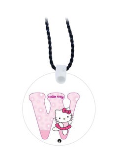 Hello Kitty W Printed Pendant Necklace