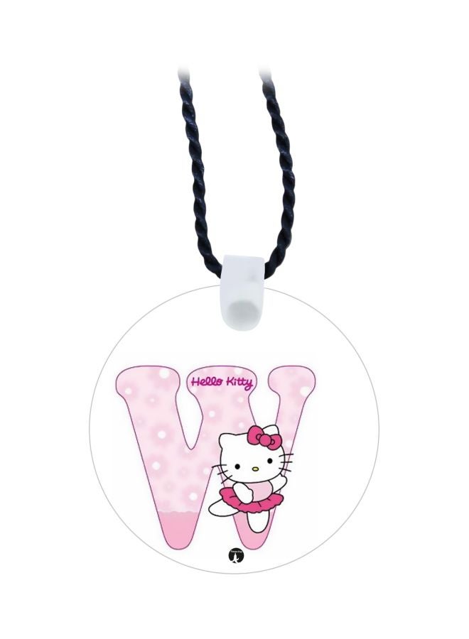 BP - Hello Kitty W Printed Pendant Necklace - Image 1