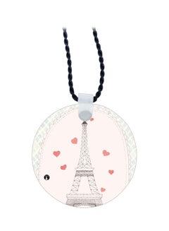 Eiffel Tower Printed Pendant Necklace