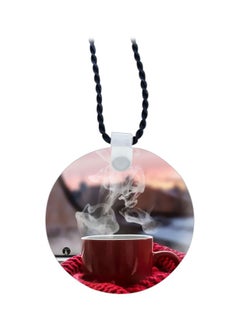 Tea Cup Printed Pendent Necklace