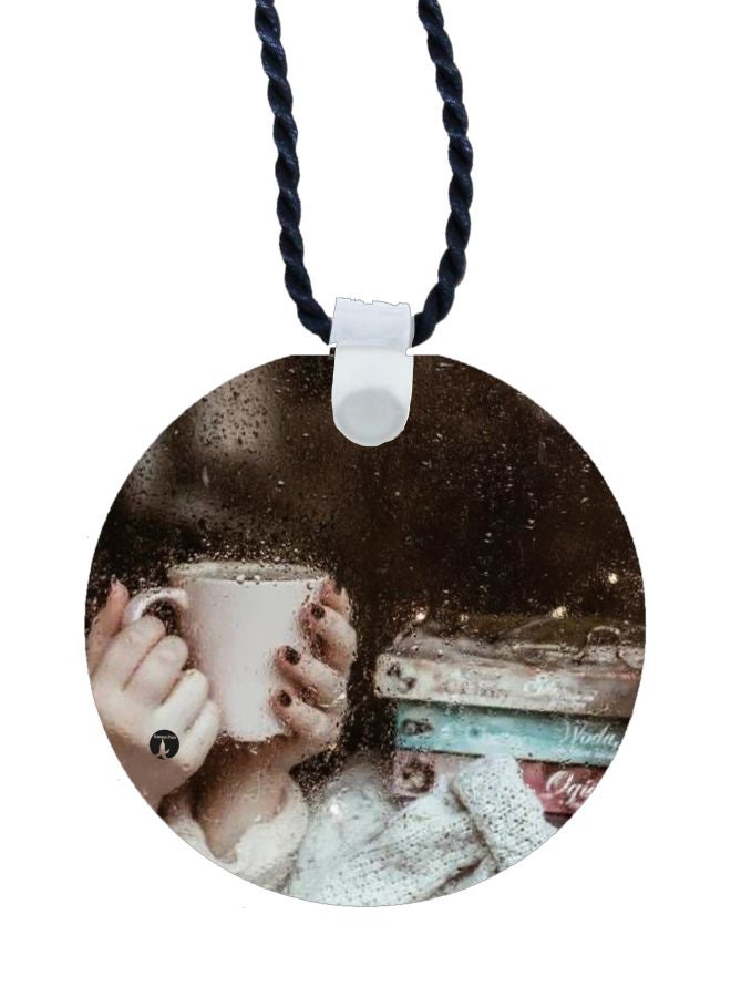 BP Coffee Mug Printed Pendent Necklace