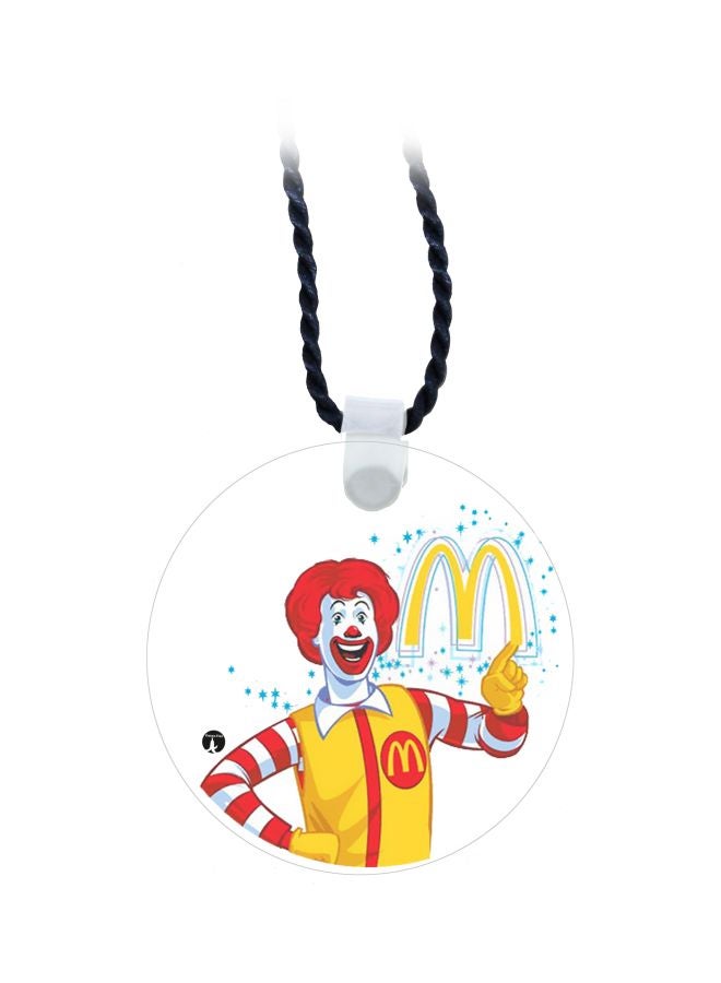 BP McDonald's Printed Pendant Necklace
