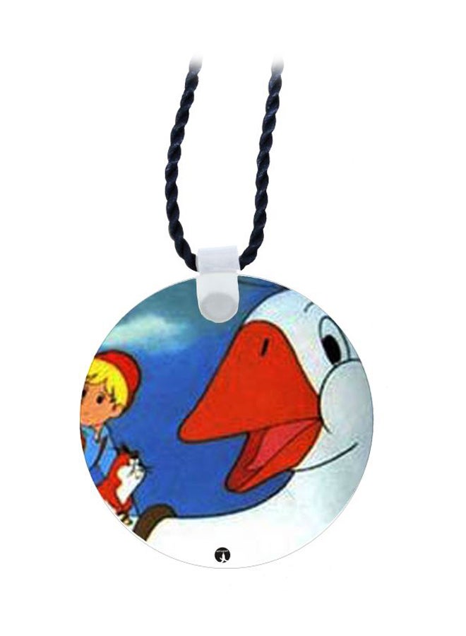 Cartoon Printed Pendant Necklace