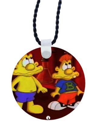 Cartoon Printed Pendant Necklace - v1601043048/N40336551A_1
