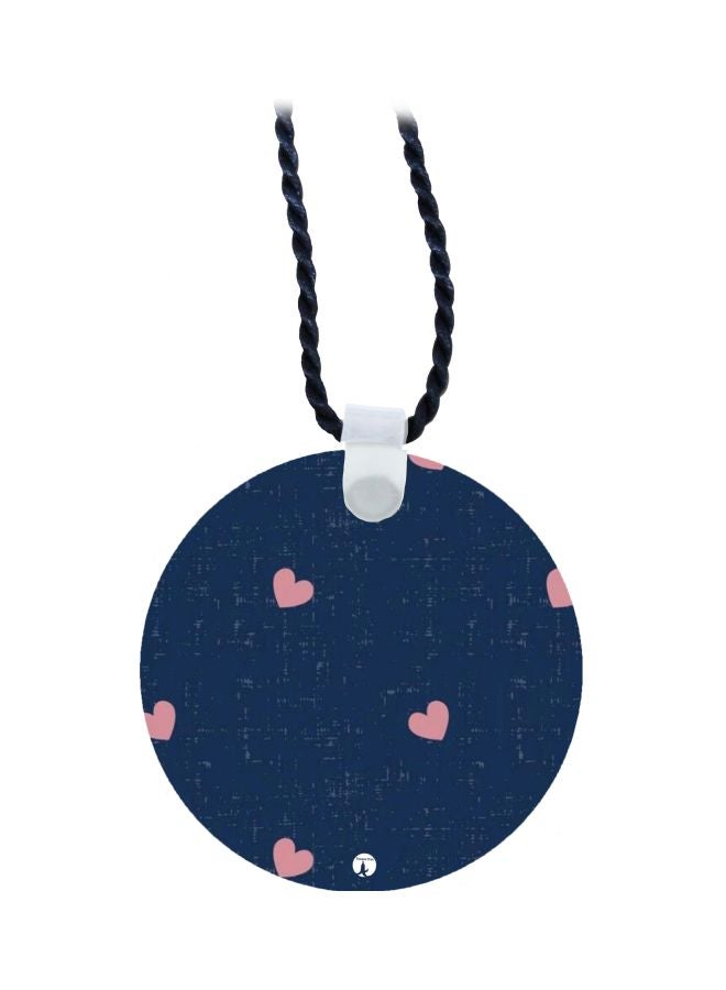 BP - Heart Printed Pendent Necklace - Image 1