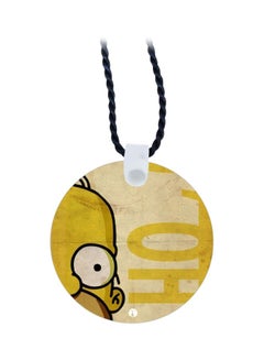 Simpson Printed Pendent Necklace