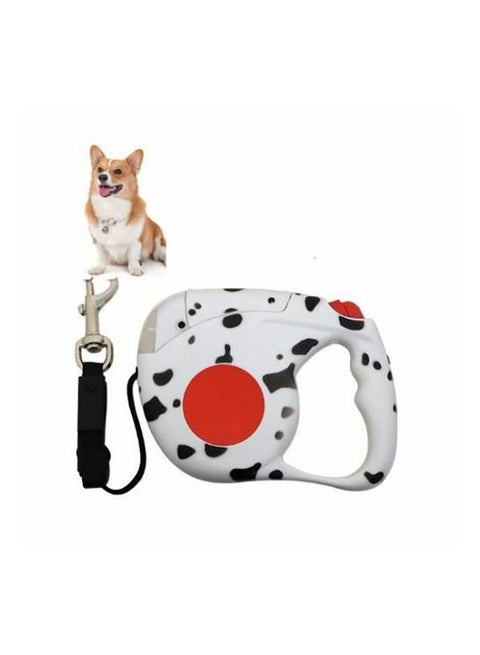 Retractable Dog Leash With Spot Light Multicolor 4.7meter