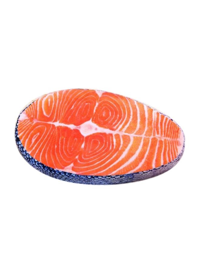 Bluelans Stuffed Fish Throw Pillow Orange/Blue 50 x 27cm  - Image 1