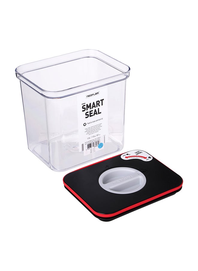 Neoflam Smart Seal Dry Food Storage Clear 1.8Liters - Image 4