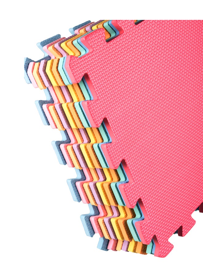 Decorative Joy Puzzle Floor Mat Multicolour 30x30cm