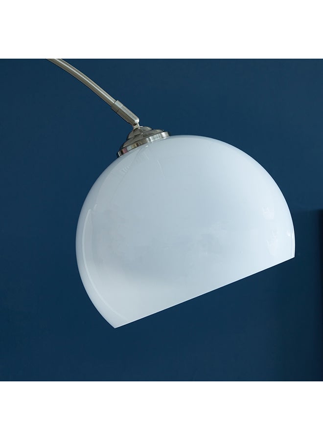 هوم بوكس عمود مصباح مرن أوميغا آرك 350 درجة قابل للتعديل، وقاعدة مستديرة من الرخام للمعيشة والمكتب وغرفة النوم أبيض/أسود/ذهبي 210سنتيمتر أبيض/أسود/ذهبي 210سم - Image 5