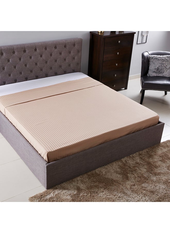 هوم بوكس شرشف مسطح هاملتن قطن بيج 260 x 270سم - Image 5