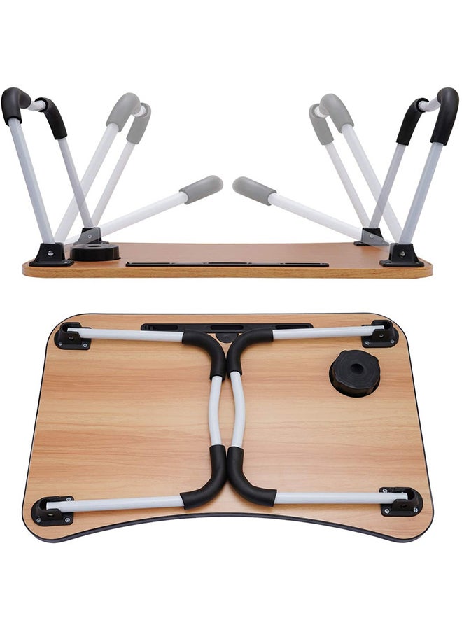 Wooden Portable Table Brown - Image 2