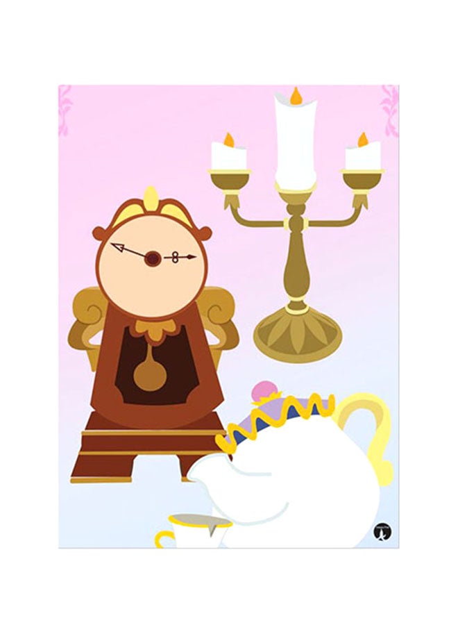 Printed Wall Sticker Multicolour 20cm