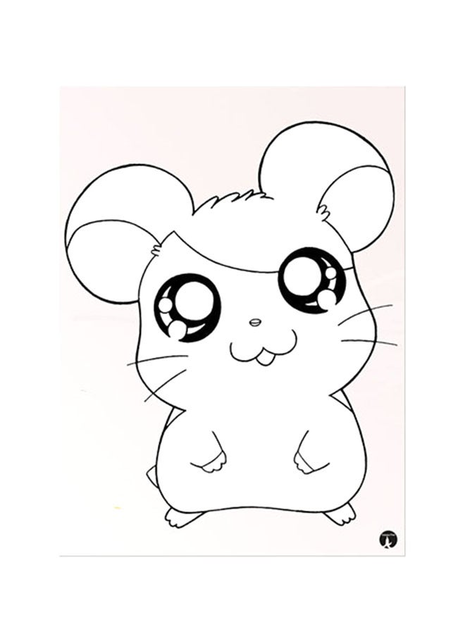 Printed Wall Sticker Multicolour 20cm