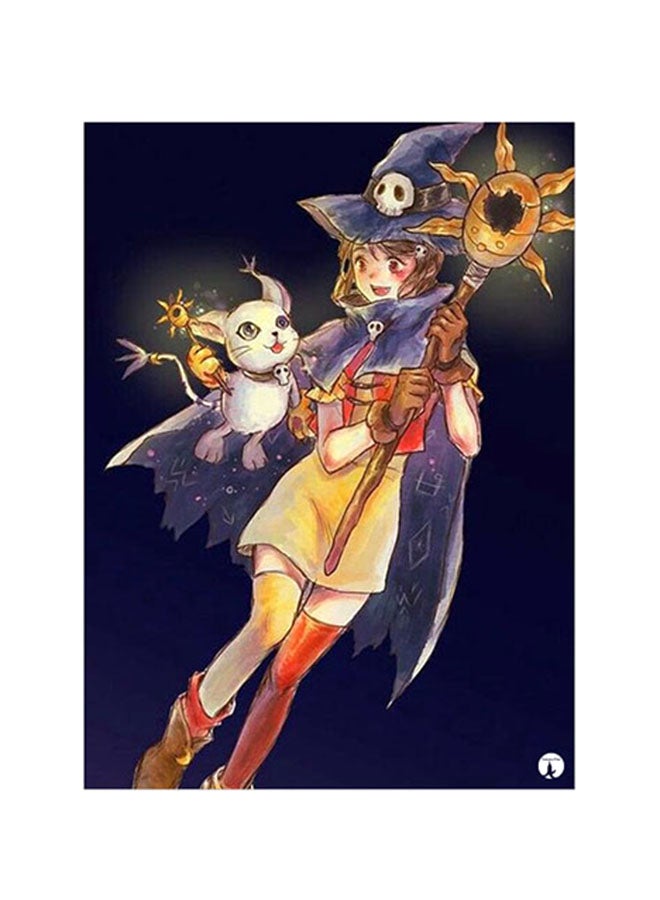 ملصق جداري مطبوع متعدد الألوان 20سم