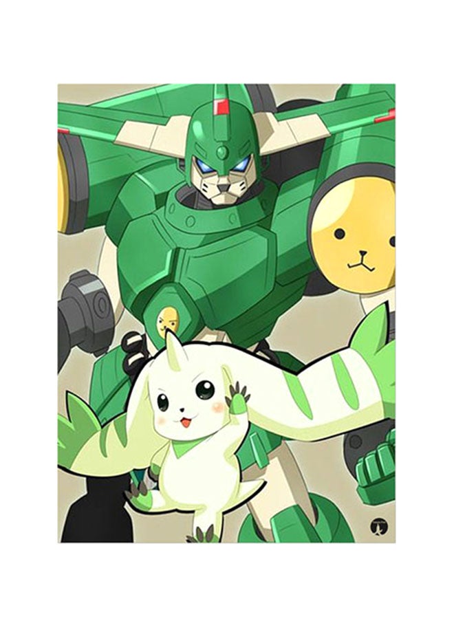 ملصق جداري مطبوع متعدد الألوان 20سم