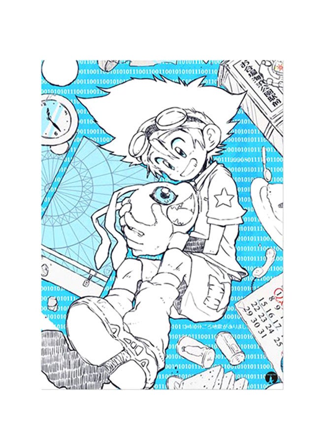 بي بي ملصق جداري مطبوع متعدد الألوان 20سم