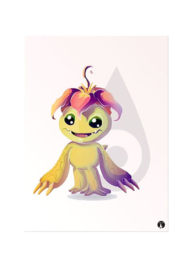 Printed Wall Sticker Multicolour 20cm