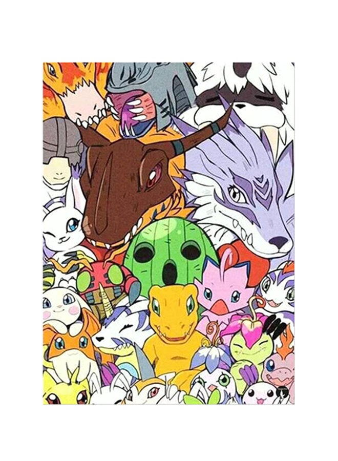 بي بي ملصق جداري مطبوع متعدد الألوان 20سم