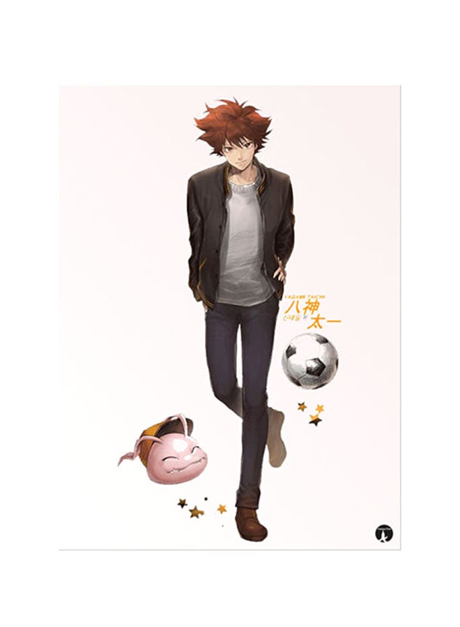 ملصق جداري مطبوع متعدد الألوان 20سم