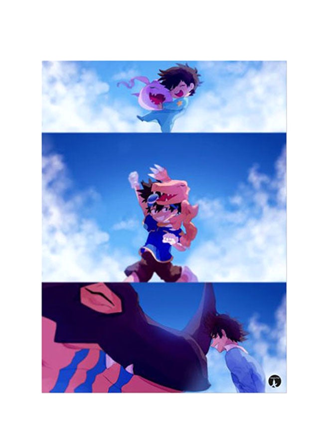 Printed Wall Sticker Multicolour 20cm