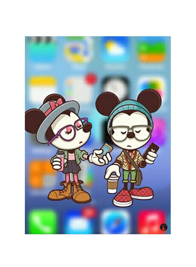 بي بي ملصق جداري مطبوع متعدد الألوان 20سم