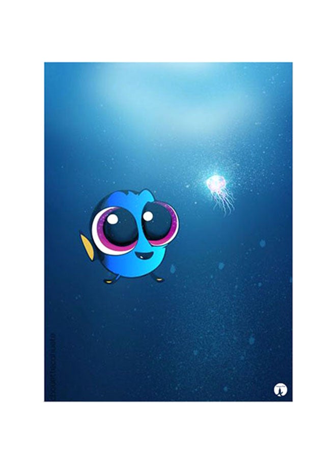 بي بي ملصق جداري مطبوع متعدد الألوان 20سم