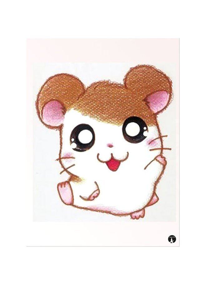 بي بي ملصق جداري مطبوع متعدد الألوان 20سم