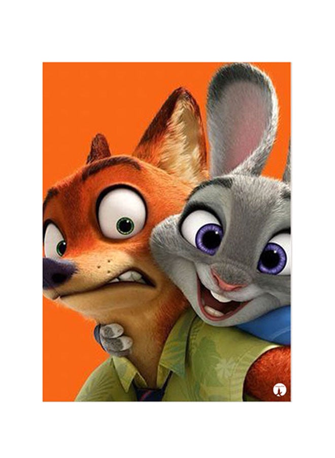 Printed Wall Sticker Multicolour 20cm