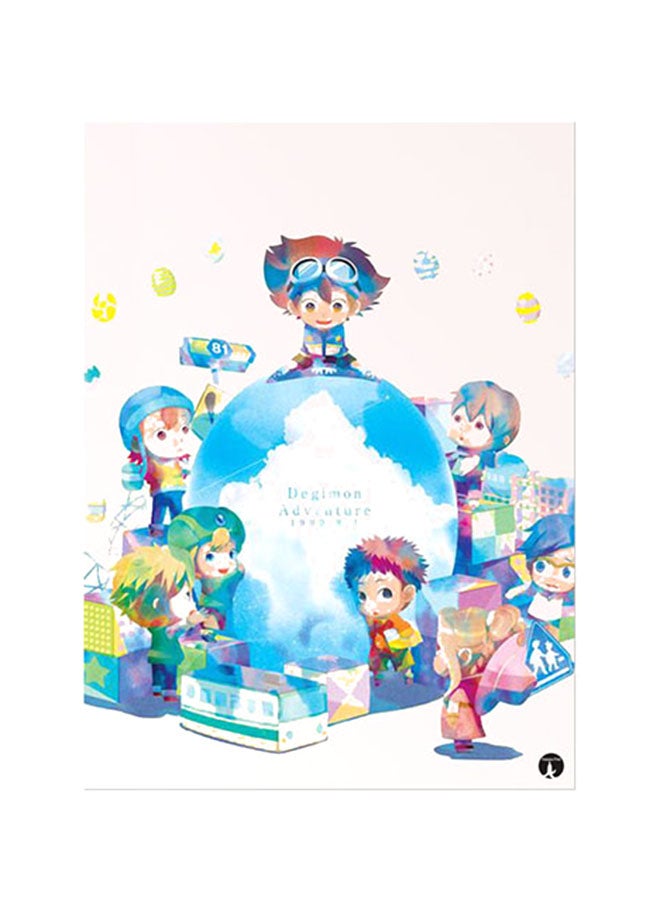 ملصق جداري مطبوع متعدد الألوان 20سم