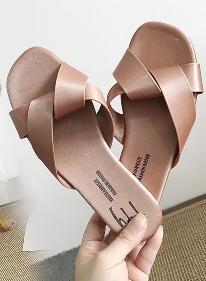 Generic - Grip And Comfy Slippers Brown - Image 1