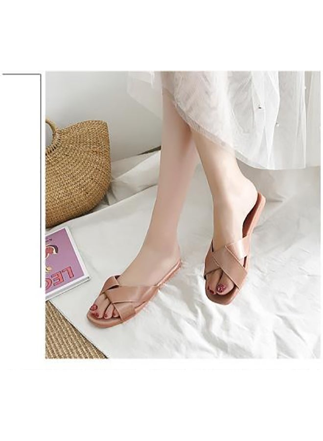 Generic - Grip And Comfy Slippers Brown - Image 1
