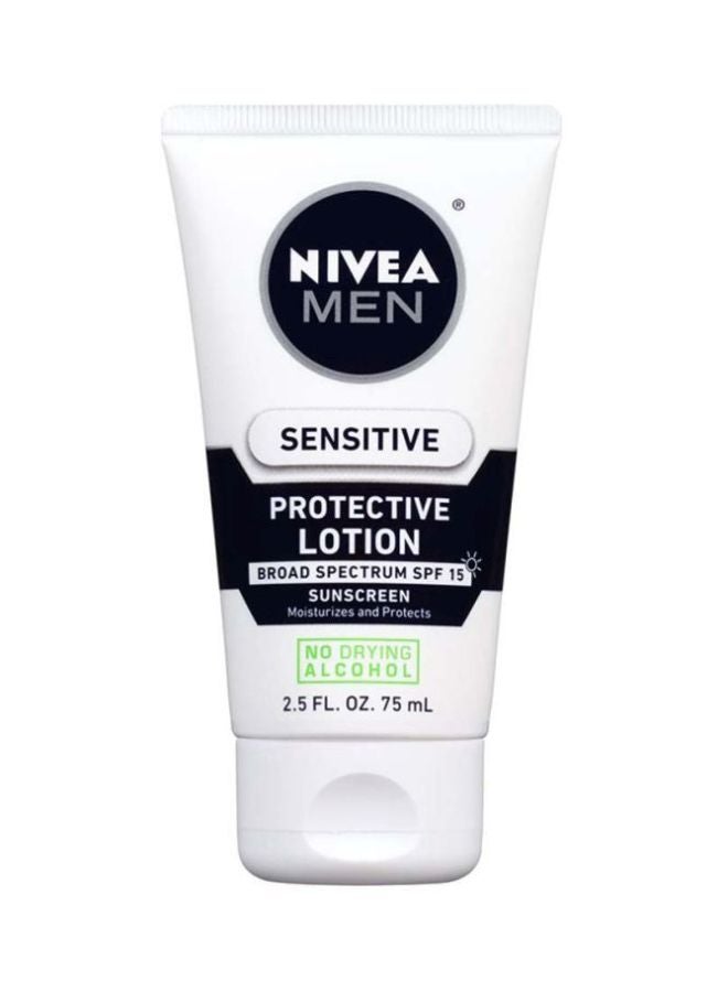 نيفيا مجموعة مرطب واقٍ من الشمس سينسيتف بعامل حماية من الشمس 15 واسع الطيف مكونة من 3 قطع 75ملليلتر - Image 1