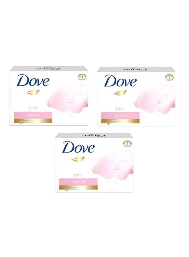Dove Pack Of 3 Pink Beauty Bar 135grams