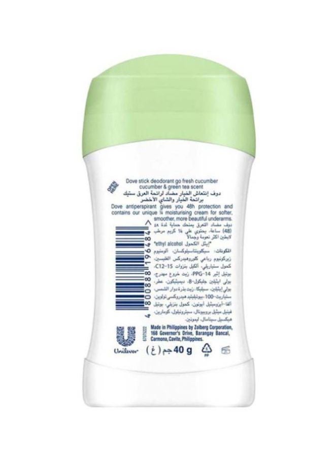 Dove Go Fresh Antiperspirant Deodorant Stick 40grams - Image 2