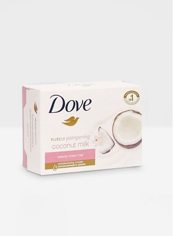 دوف قالب كريم الجمال، بحليب جوز الهند أبيض 135جرام - Image 2