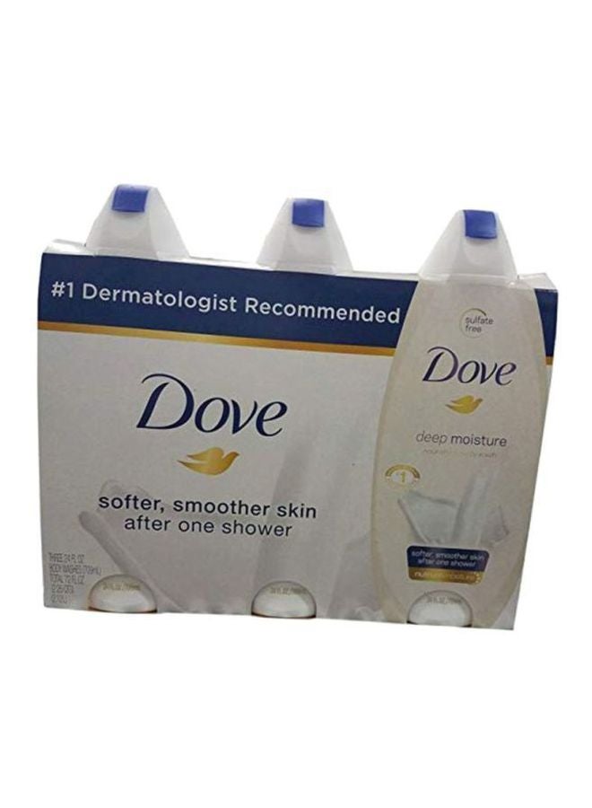 دوف مجموعة غسول جسم ديب مويستشر من 3 عبوات - Image 3
