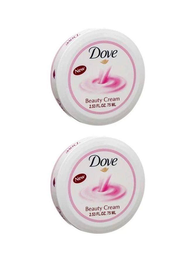 Dove Pack Of 2 Moisturizing Beauty Cream White 150ml  - Image 1